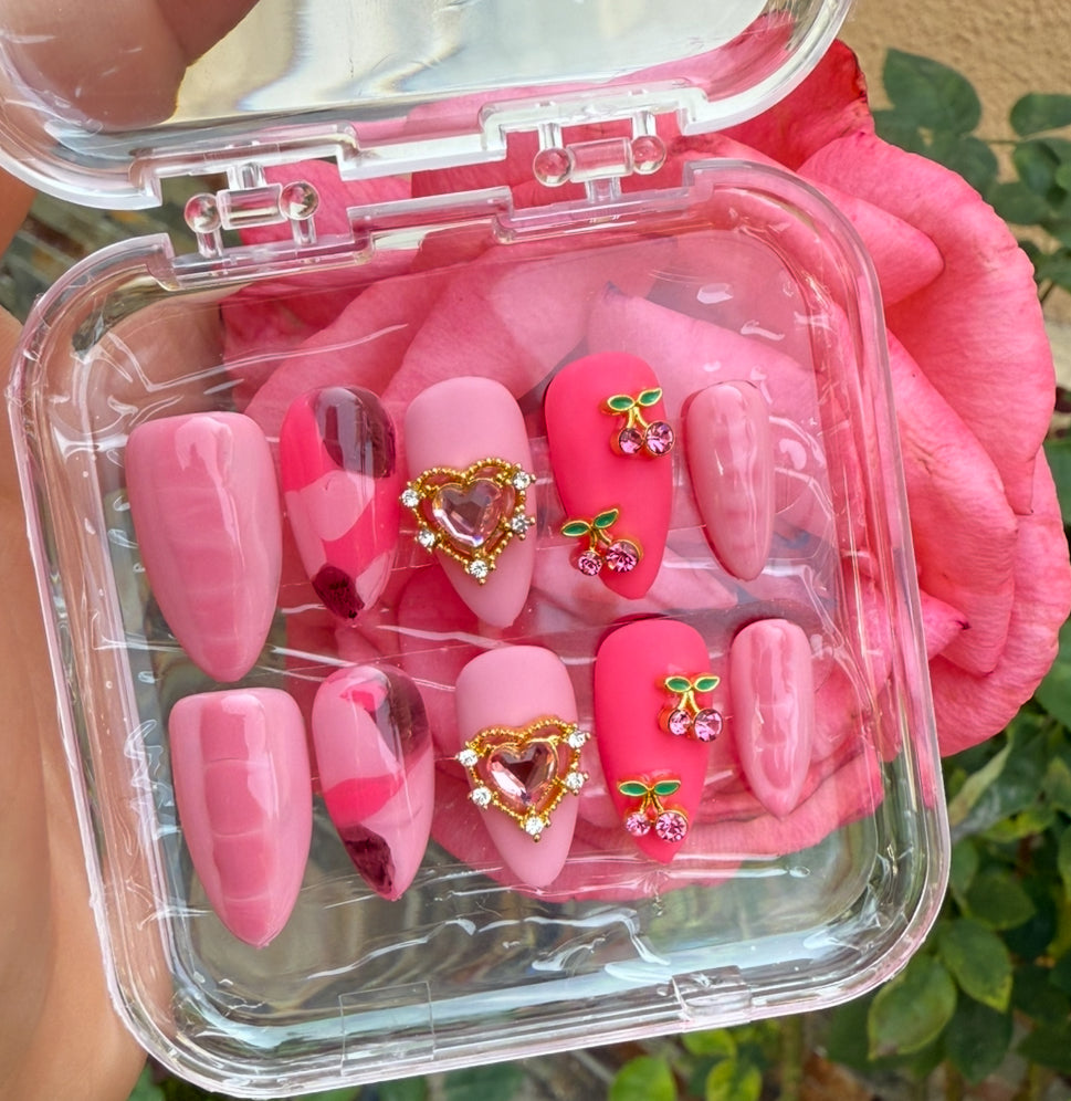 Pretty in pink and cherries !